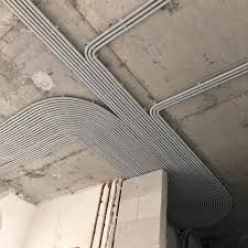 Протягування кабелю у гофрі